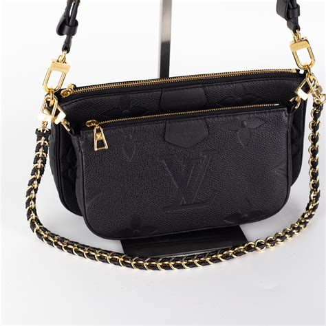 louis vuitton multi pochette schwarz|Louis Vuitton Pochette crossbody.